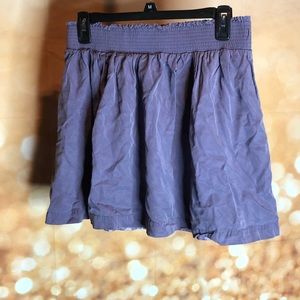 Purple flowy skirt